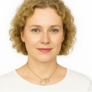 EFYTAL Mother & Daughter never truly apart Interlocking hearts Silver Fantasy 8"